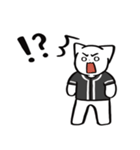 野球ねこ応援団・黒チームVer.（個別スタンプ：36）