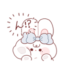 心の声がだだ漏れなもちうさちゃん.（個別スタンプ：22）