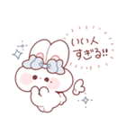 心の声がだだ漏れなもちうさちゃん.（個別スタンプ：23）