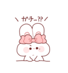 心の声がだだ漏れなもちうさちゃん.（個別スタンプ：34）