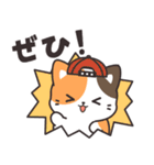 見やすいデカ文字♪きゅるんとミケちゃん（個別スタンプ：16）
