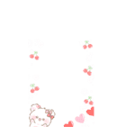 写真に貼れる♡ふわきゅんフレーム（個別スタンプ：22）