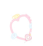 写真に貼れる♡ふわきゅんフレーム（個別スタンプ：31）