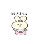 素直に生きる赤ちゃんたち【ネコ・ウサギ】（個別スタンプ：17）