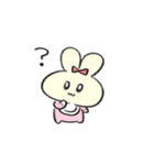 素直に生きる赤ちゃんたち【ネコ・ウサギ】（個別スタンプ：40）