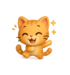 オレンジにゃんことてんとう虫のぼうけん（個別スタンプ：24）