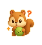 チビリスとグリーンボール（個別スタンプ：2）