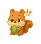 チビリスとグリーンボール（個別スタンプ：9）