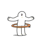 動いても笑っておこうと思う人2（個別スタンプ：5）