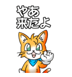 オレンジ色の猫 その1（基本）（個別スタンプ：1）