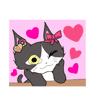 猫のミルクとくるみ2（個別スタンプ：15）