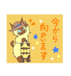 猫のミルクとくるみ2（個別スタンプ：36）