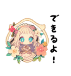 ✨かわいい花の精霊❤️ポジティブエネルギー（個別スタンプ：9）