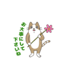 敬語でオトナにゃんこたちの動くスタンプ（個別スタンプ：23）