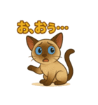 シャム猫の日常スタンプ（個別スタンプ：29）
