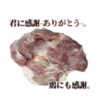 使いどころに乏しい鶏もも肉（個別スタンプ：7）