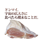 使いどころに乏しい鶏もも肉（個別スタンプ：9）