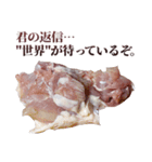 使いどころに乏しい鶏もも肉（個別スタンプ：28）