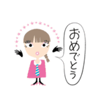 パンプスガールズ ハチ（個別スタンプ：33）