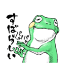 どうぶつが大好き03カエル_ver5日常会話β（個別スタンプ：8）