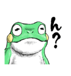 どうぶつが大好き03カエル_ver5日常会話β（個別スタンプ：24）