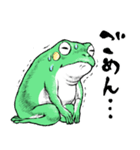 どうぶつが大好き03カエル_ver5日常会話β（個別スタンプ：37）