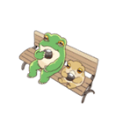 野良仕事カエル（個別スタンプ：13）