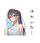 癒しのサウナ女子（個別スタンプ：6）