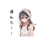 癒しのサウナ女子（個別スタンプ：15）