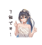 癒しのサウナ女子（個別スタンプ：36）