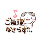 たれみみネコ☆丁寧（個別スタンプ：3）