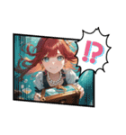 毎日美少女・ファンタジー8◆異世界AI女子（個別スタンプ：2）