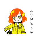 やる気ゼロ消防士女子（個別スタンプ：7）