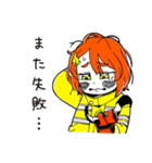 やる気ゼロ消防士女子（個別スタンプ：16）