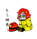 やる気ゼロ消防士女子（個別スタンプ：23）