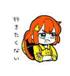 やる気ゼロ消防士女子（個別スタンプ：30）