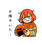 やる気ゼロ消防士女子（個別スタンプ：38）