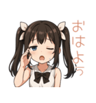 アニメ少女×バスケットボール！かわゆす（個別スタンプ：9）