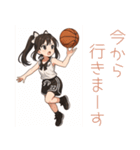 アニメ少女×バスケットボール！かわゆす（個別スタンプ：21）