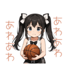 アニメ少女×バスケットボール！かわゆす（個別スタンプ：29）