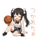 アニメ少女×バスケットボール！かわゆす（個別スタンプ：30）