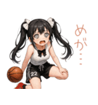 アニメ少女×バスケットボール！かわゆす（個別スタンプ：32）