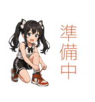 アニメ少女×バスケットボール！かわゆす（個別スタンプ：33）