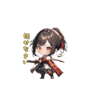 最強戦国JK！女子高生武将の華麗な冒険（個別スタンプ：1）