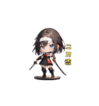 最強戦国JK！女子高生武将の華麗な冒険（個別スタンプ：4）