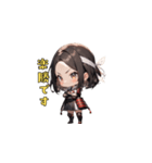 最強戦国JK！女子高生武将の華麗な冒険（個別スタンプ：8）