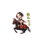 最強戦国JK！女子高生武将の華麗な冒険（個別スタンプ：9）