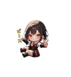 最強戦国JK！女子高生武将の華麗な冒険（個別スタンプ：17）