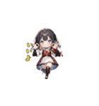 最強戦国JK！女子高生武将の華麗な冒険（個別スタンプ：24）