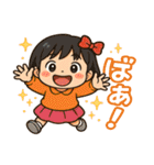 小さな女のコの気持ちスタンプ（個別スタンプ：17）
